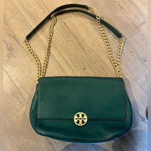 EUC - Green Tory Burch Bag